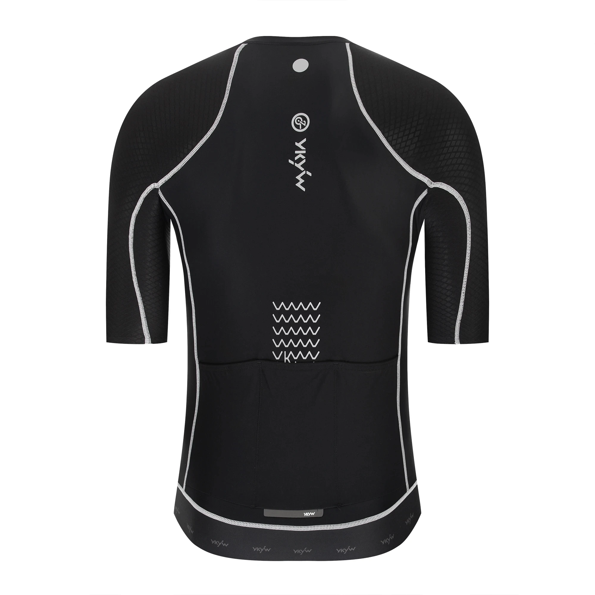 YKYWBIKE 2026 Men Summer Cycling Jersey 3D Cutting Anti-sweat Lightweight Quick Dry Road Bike Riding Tops Breathable Anti-slip