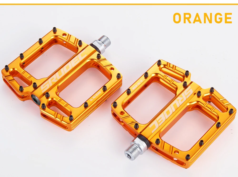 SRUOEC 3 Bearings Mountain Road Bike Sealed Bearing Pedals High Strength Non-Slip Pedals Bicycle Accessories