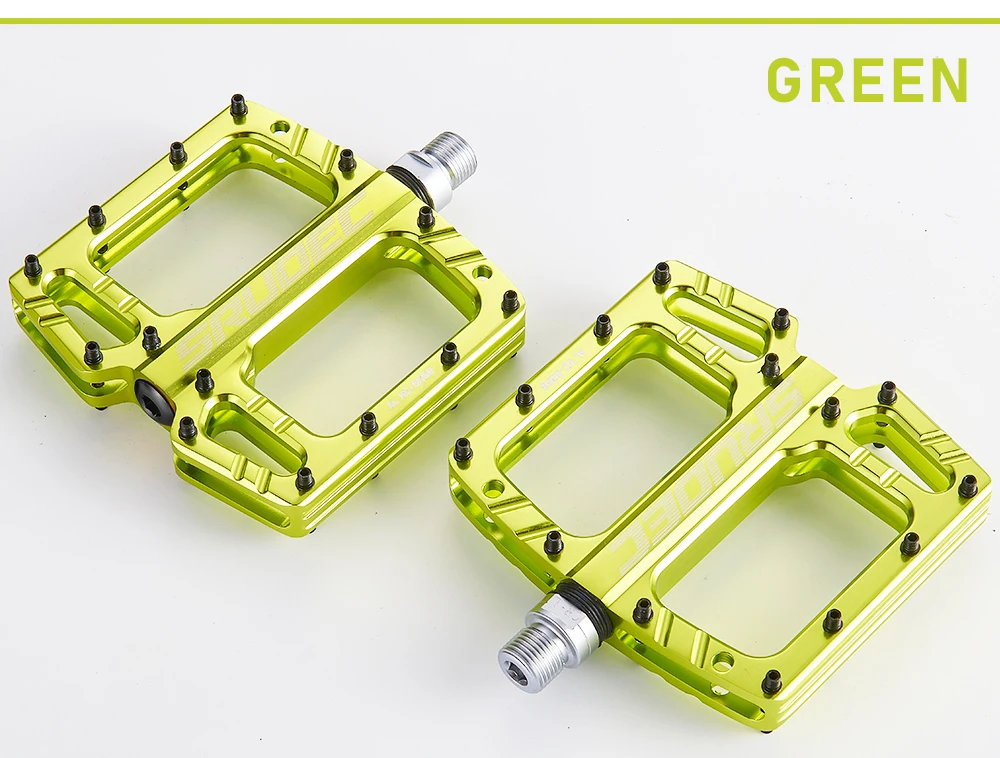 SRUOEC 3 Bearings Mountain Road Bike Sealed Bearing Pedals High Strength Non-Slip Pedals Bicycle Accessories