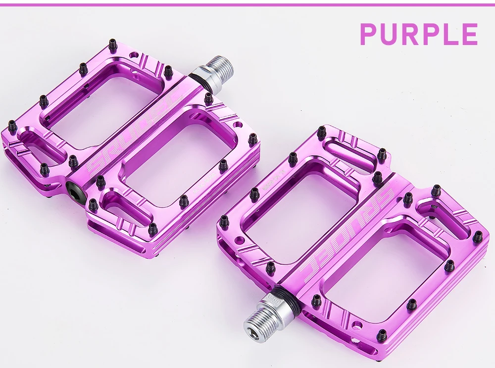 SRUOEC 3 Bearings Mountain Road Bike Sealed Bearing Pedals High Strength Non-Slip Pedals Bicycle Accessories