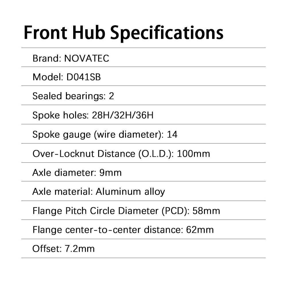 Novatec MTB Hub D041SB D042SB Mountain Bicycle Cube 28H 32H 36H Bike HG Bearing Cube 7 8 9 10 11 12 Speed Disc Brake QR Hub