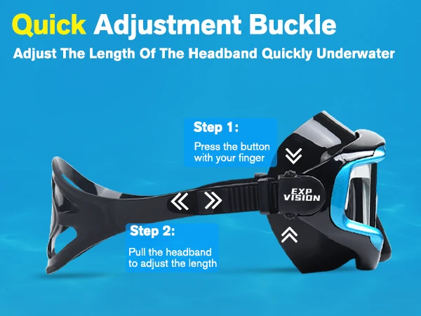 Adult Panoramic Diving Mask, High-Definition Glass LensDiving Mask , Silicone Leak-Proof Snorkel Mask