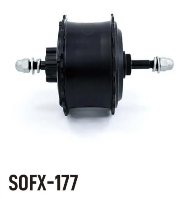 SOFX Fat Hub Motor Disc Brake Cover 190mm Dropout for Fatbike350W/500W/750W/1000W Geared Motor Back Alloy Case for Replacement