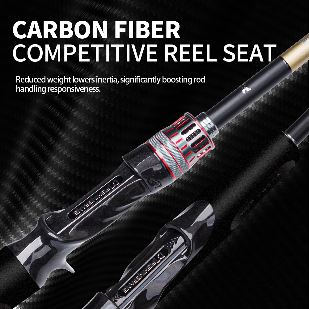 FISHINGFANS GREENBEE L ML M MH Power 7-28g 10-18lb T1100 Carbon Blank LS Light Guide 62G Super Light Sea Bass Boat Fishing Rod