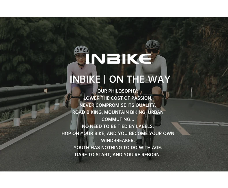 INBIKE Pro Men's Cycling Suit Short Sleeve Jersey Bib Shorts with Pockets Breathable Summer Road Bike Bicycle Clothing Quick Dry