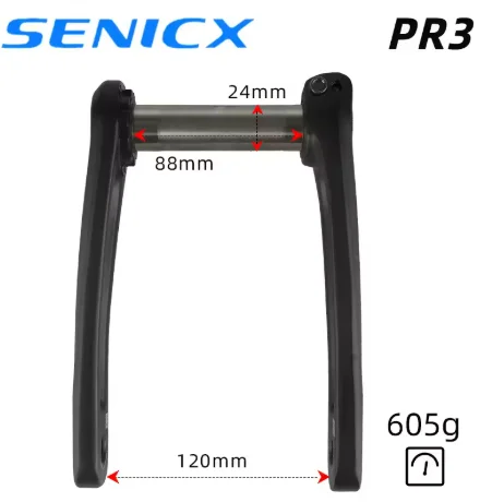 SENICX PR3 Road bike 2 x 10 /11/12 Speed Crank 165mm/170mm / 175mm for Road Folding Bike