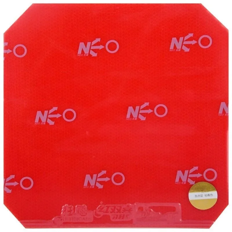 1 Pcs DHS Hurricane 3 NEO 37 Degrees Soft Table Tennis Rubber DHS Hurricane 3 37° Neo Soft Provincial Ping Pong Sponge