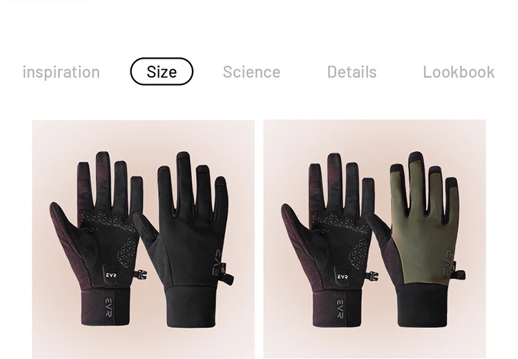 EVR Winter Cycling Gloves Windproof Fleece Thermal Full Finger Bike Gloves Men's Women's Road MTB Cycling Gloves Outdoor Sports
