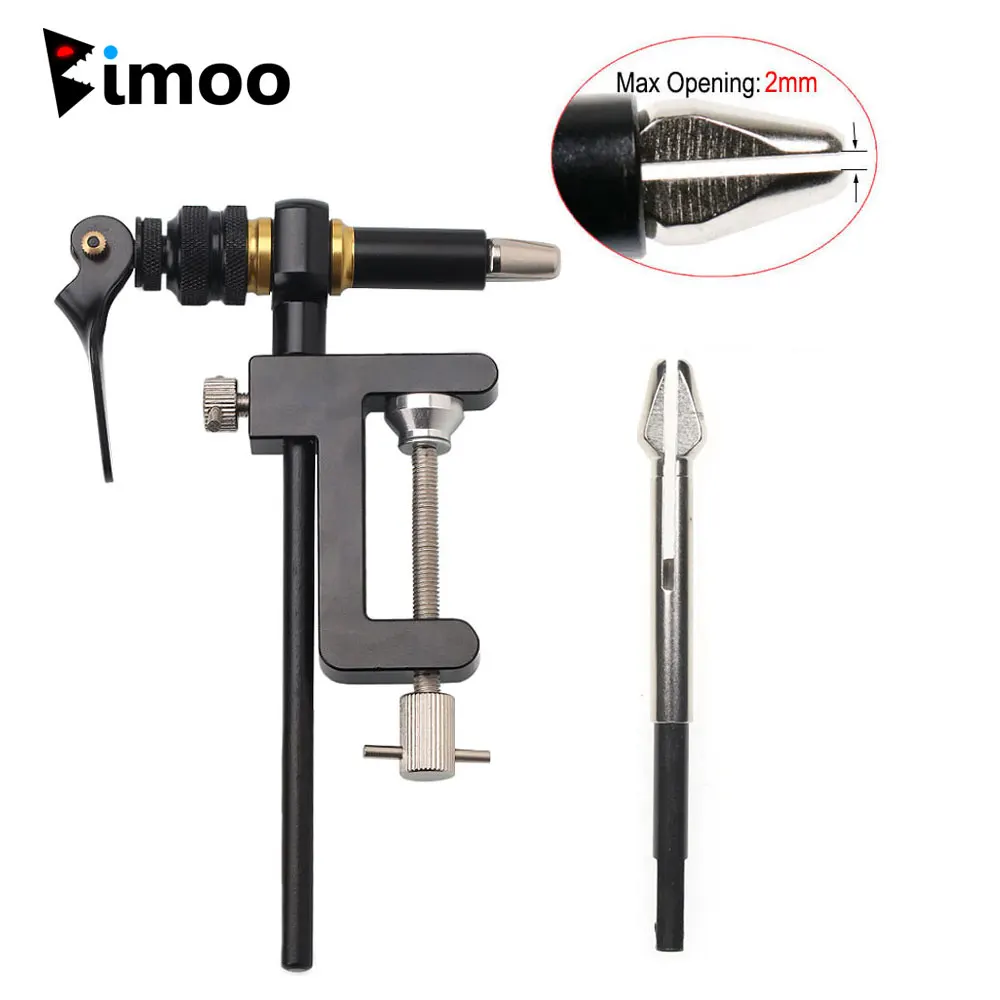 1PC 360° Rotation C-Clamp Fly Tying Vise Hardened Steel Jaws Jig Lure Making Tool Dry Wet Nymph Streamer Fishing Lure Tying Tool
