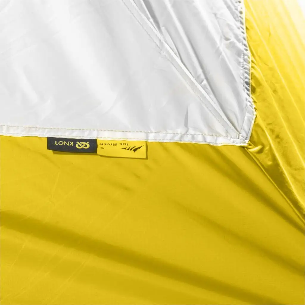 Ultralight Camping Tent 2-4 Person Outdoor 40D Nylon Silicone Coated Rodless Pyramid Large Tent Breathable 3-4 Season Inner Tent