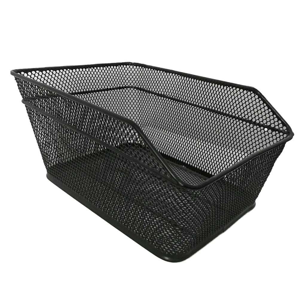 Waterproof Rear Bike Basket 10kg – Black Foldable Bicycle Cargo Rack Bag, Quick Release, 20L for Shopping & Storage
