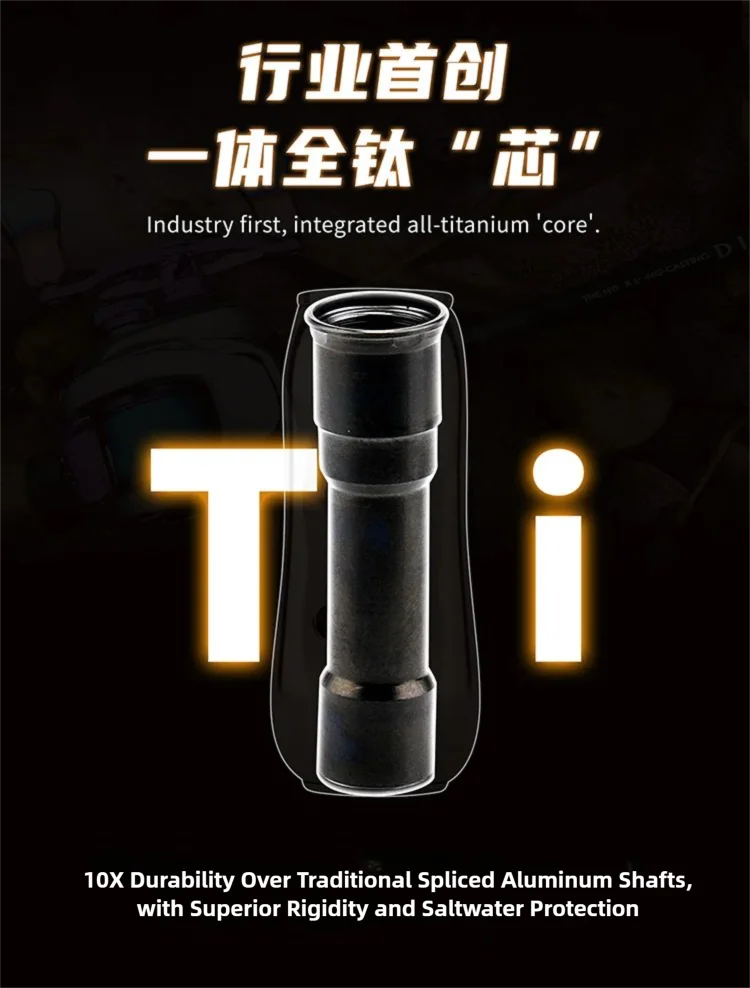 PTH TCT16 All-Titanium Fishing Reel Knob 5.8g Ergonomic Handle Knob For Shimano Daiwa Baitcasting Spinning Reel