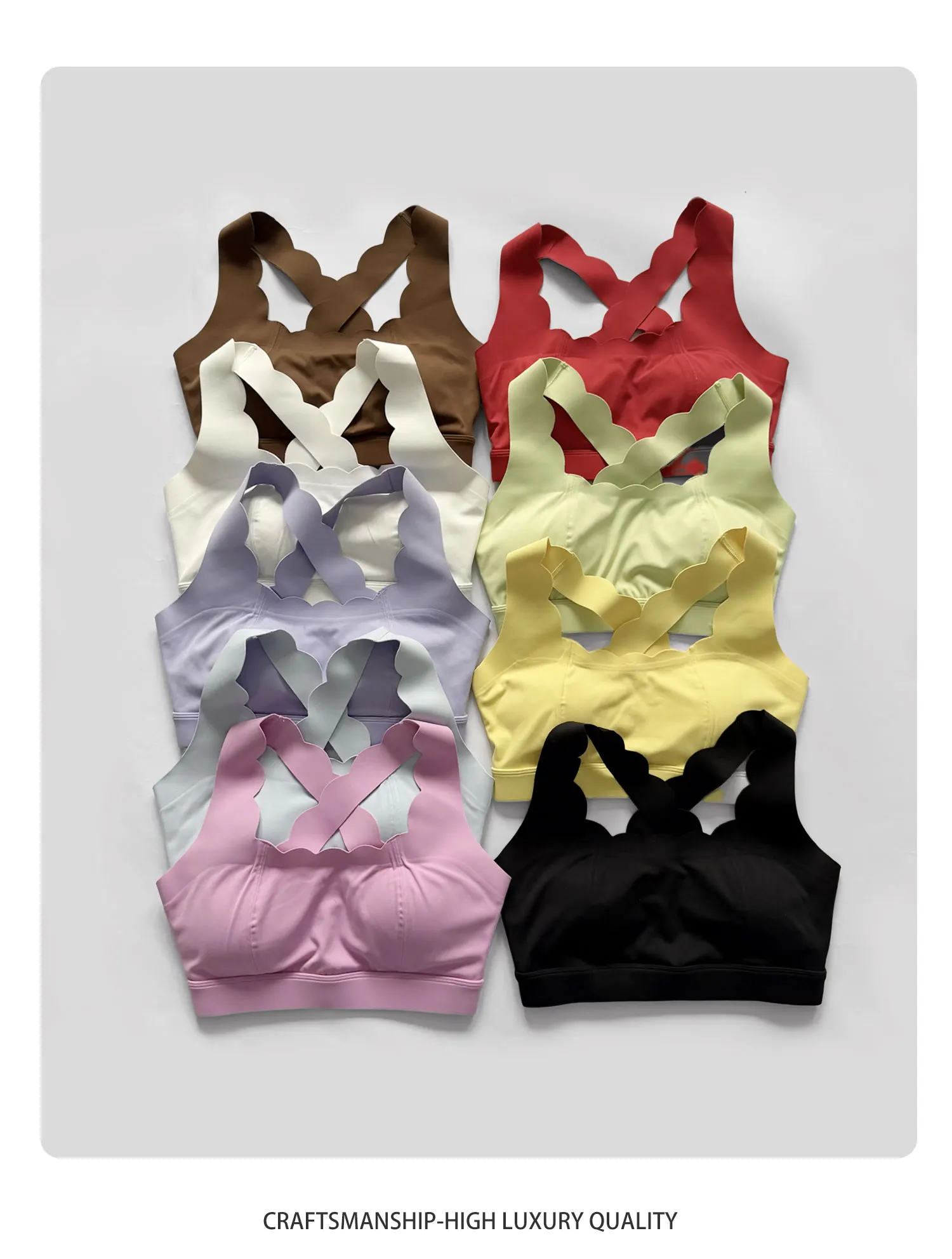 Women Quick Dry Yoga Set 2 Piece High Support Sports Bra with Pads High Waist Leggings Tummy Control Running Training Wear
