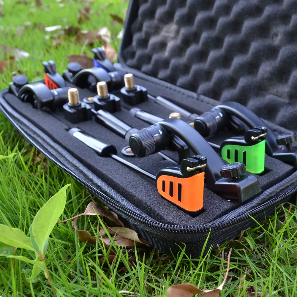 Hirisi B2030 LED Carp Fishing Swingers Set Bite Bobbins Bite Hangers Quick Change Connector Night Carp Angling Tackle Accessory