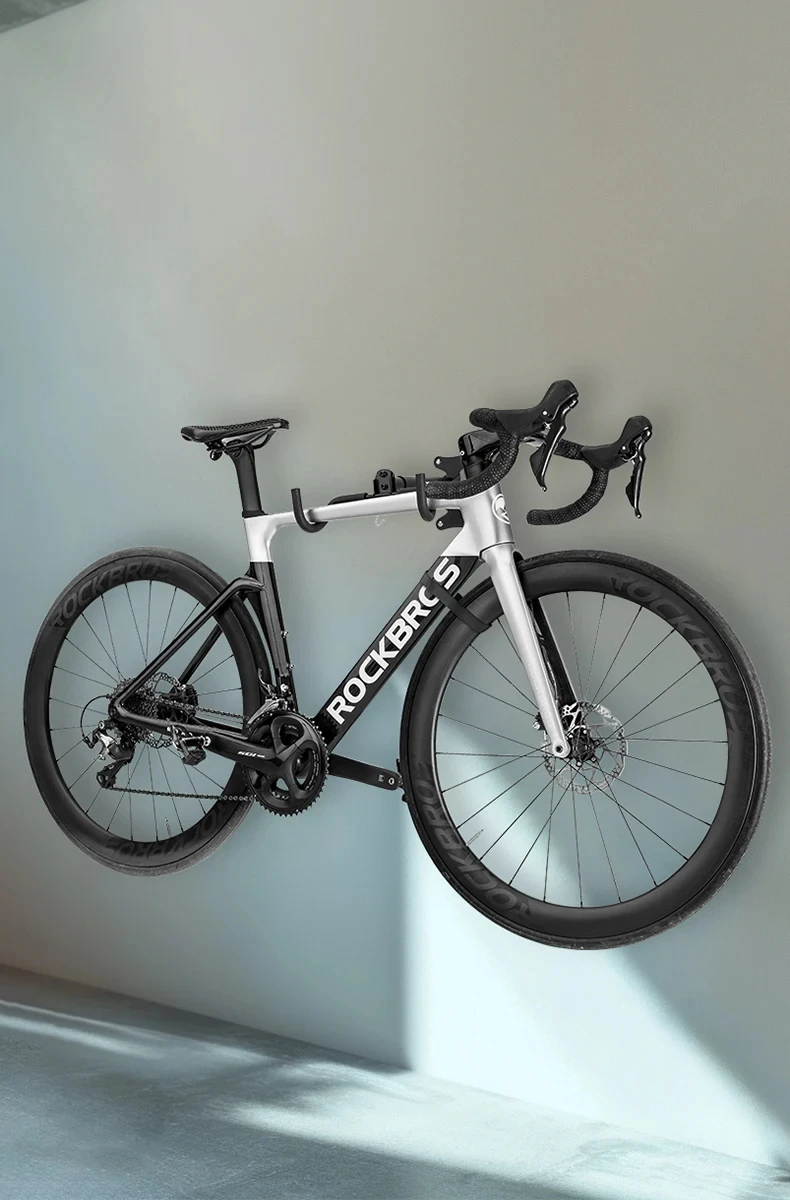 ROCKBROS Local Ship Bike Rack Wall Mount Garage Home Adjustable Rack Horizontal Bike Hook Thickened Reinforced Bike Holder
