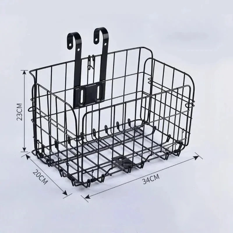 Mountain Bike Folding Hanging Basket Bicycle Basket Basket Front and Rear Hanging Bold Side Trailer