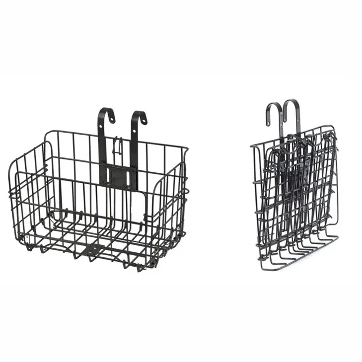 Mountain Bike Folding Hanging Basket Bicycle Basket Basket Front and Rear Hanging Bold Side Trailer