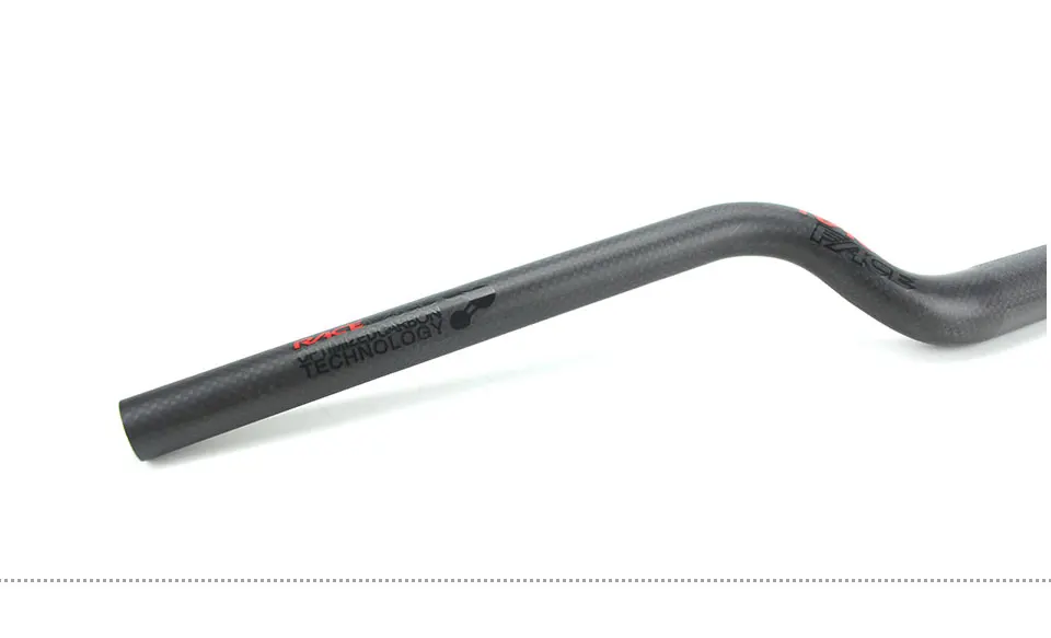 Race Face Next Mountain/Folded Bike 3K Matte Full Carbon Fibre U Shape Bike Handlebar Bright Logo Clamp 25.4/31.8mm Bike Parts