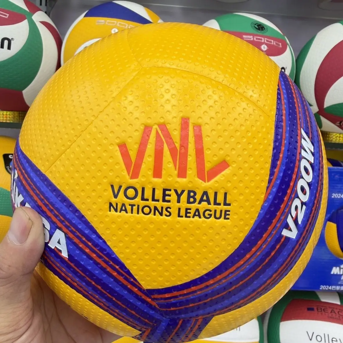 2026 New Gift V200W VNL Original Professional Nations League Volleyball Super Fiber Soft Leather Volleyball ball