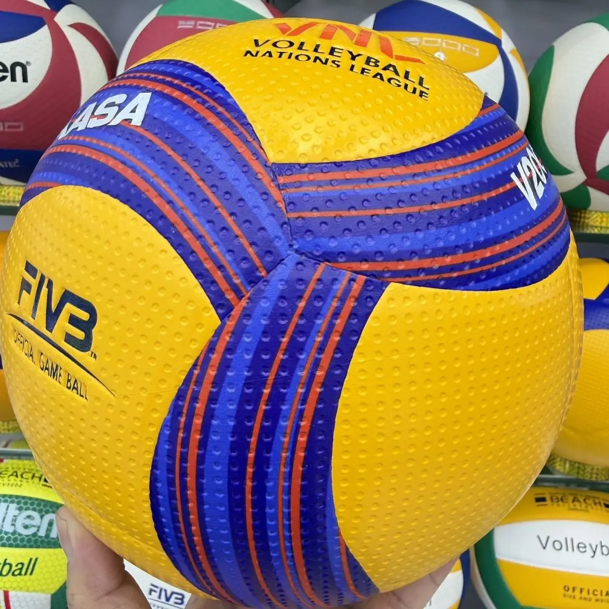 2026 New Gift V200W VNL Original Professional Nations League Volleyball Super Fiber Soft Leather Volleyball ball