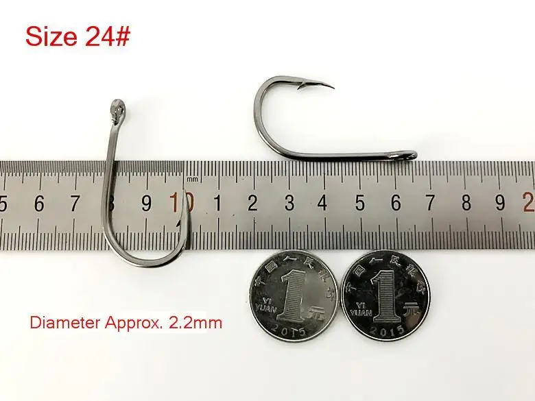 Feeder Fishing Tackle Hooks Whole Bulk Bring Eyed Barbed Circle Fishhooks Carp Jig Head Jighead Pesca High Carbon Steel Peche