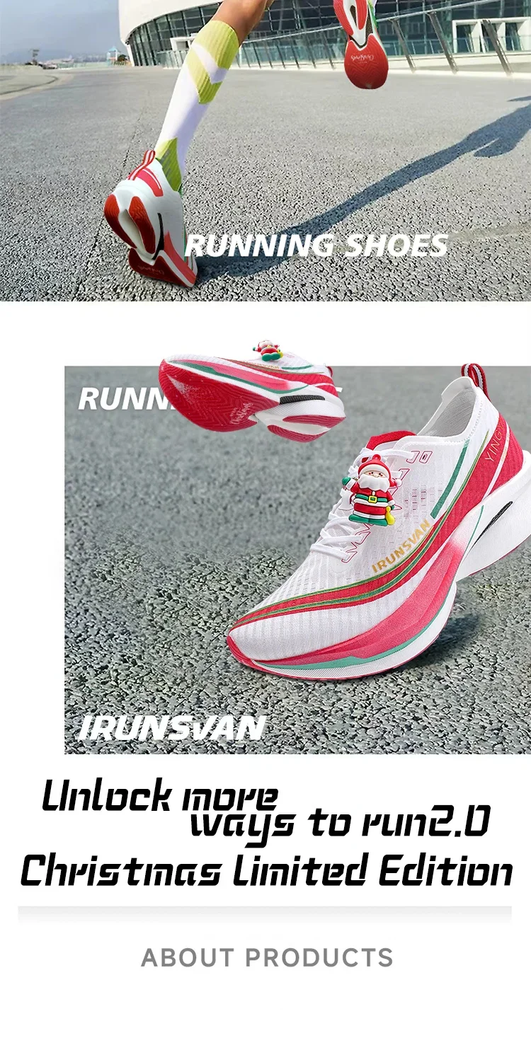 IRUNSVAN Outdoor Training Shoes Running Shoes Mesh Breathable Running Shoes Men's Lightweight Fitness Shoes Women's Casual Shoes