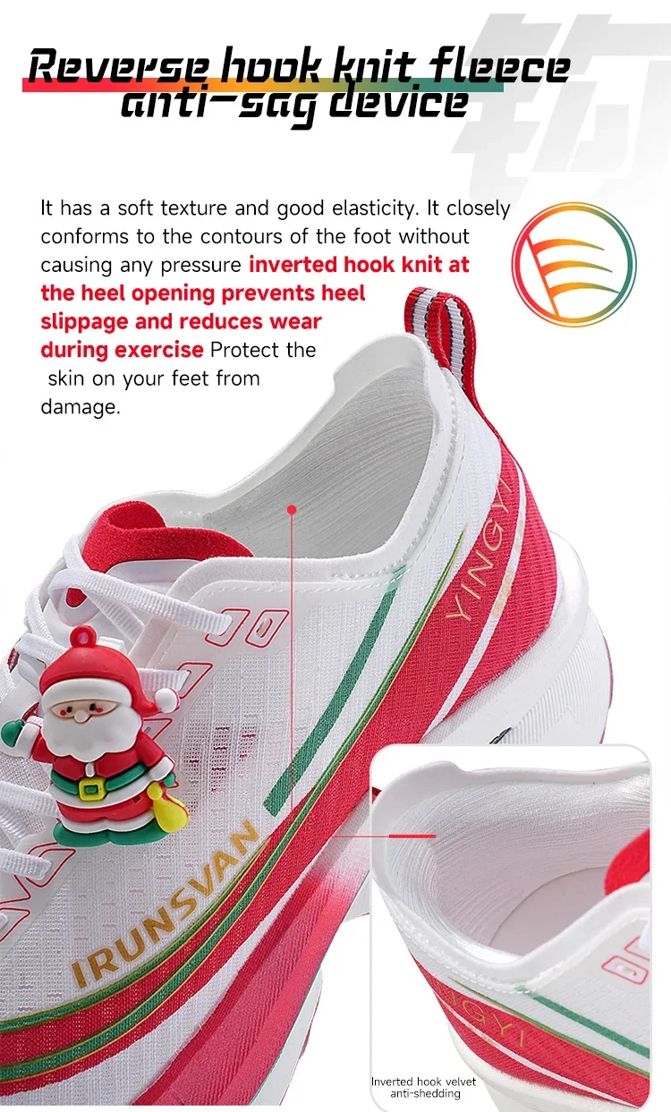 IRUNSVAN Outdoor Training Shoes Running Shoes Mesh Breathable Running Shoes Men's Lightweight Fitness Shoes Women's Casual Shoes