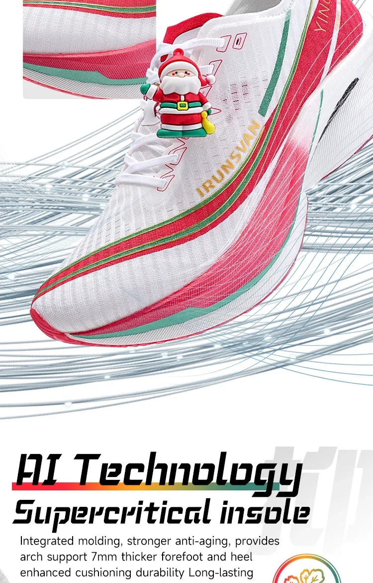 IRUNSVAN Outdoor Training Shoes Running Shoes Mesh Breathable Running Shoes Men's Lightweight Fitness Shoes Women's Casual Shoes