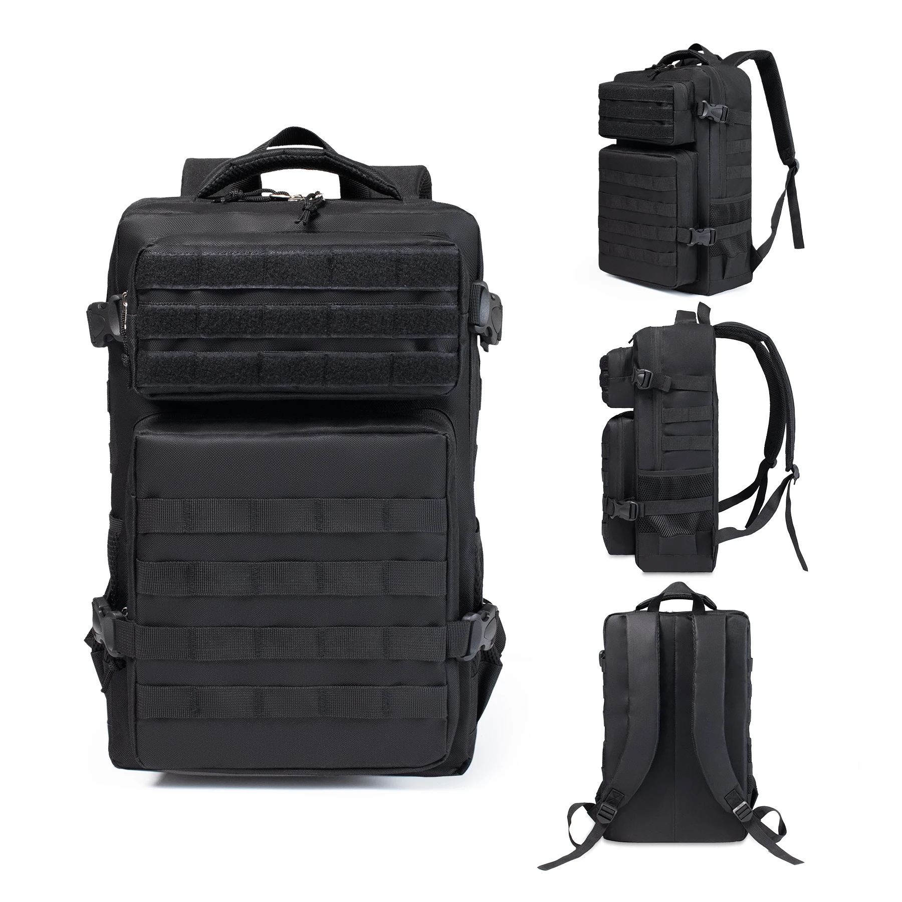 32L/50L Military Tactical Backpack, Large Assault Pack for Camping Hiking with, Durable Daypack Rucksack for Men Travel Work Backpack