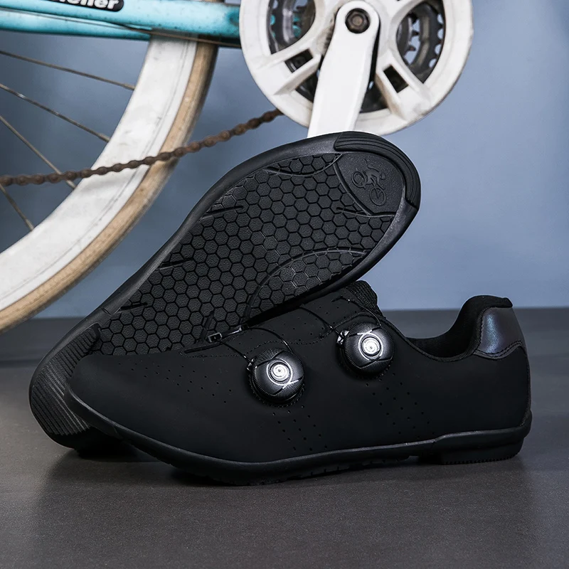 Mtb Cycling Shoes Man Cleats Shoes Flat Pedal Bicycle Shoe Speed Cycling Sneaker Men Mountain Bike Shoe Spd Racing Lock Footwear