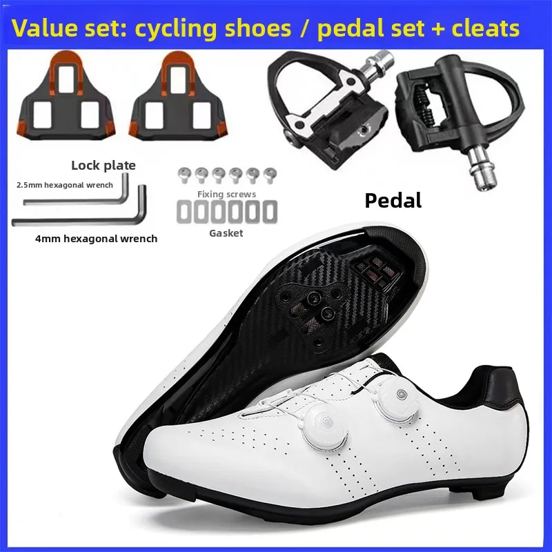 Mtb Cycling Shoes Man Cleats Shoes Flat Pedal Bicycle Shoe Speed Cycling Sneaker Men Mountain Bike Shoe Spd Racing Lock Footwear