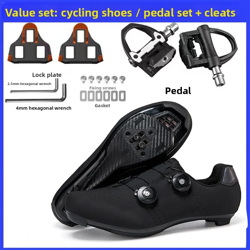 Mtb Cycling Shoes Man Cleats Shoes Flat Pedal Bicycle Shoe Speed Cycling Sneaker Men Mountain Bike Shoe Spd Racing Lock Footwear