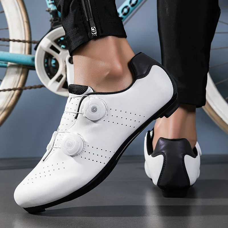 Mtb Cycling Shoes Man Cleats Shoes Flat Pedal Bicycle Shoe Speed Cycling Sneaker Men Mountain Bike Shoe Spd Racing Lock Footwear