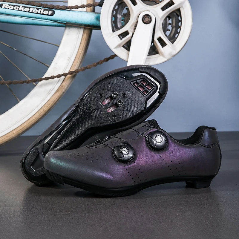 Mtb Cycling Shoes Man Cleats Shoes Flat Pedal Bicycle Shoe Speed Cycling Sneaker Men Mountain Bike Shoe Spd Racing Lock Footwear