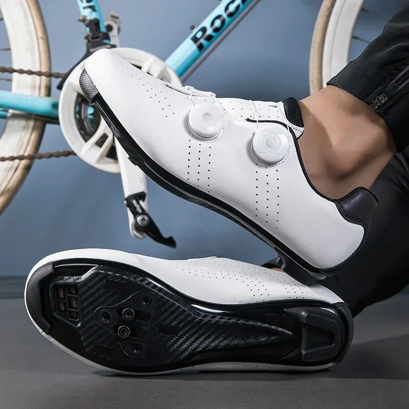 Mtb Cycling Shoes Man Cleats Shoes Flat Pedal Bicycle Shoe Speed Cycling Sneaker Men Mountain Bike Shoe Spd Racing Lock Footwear