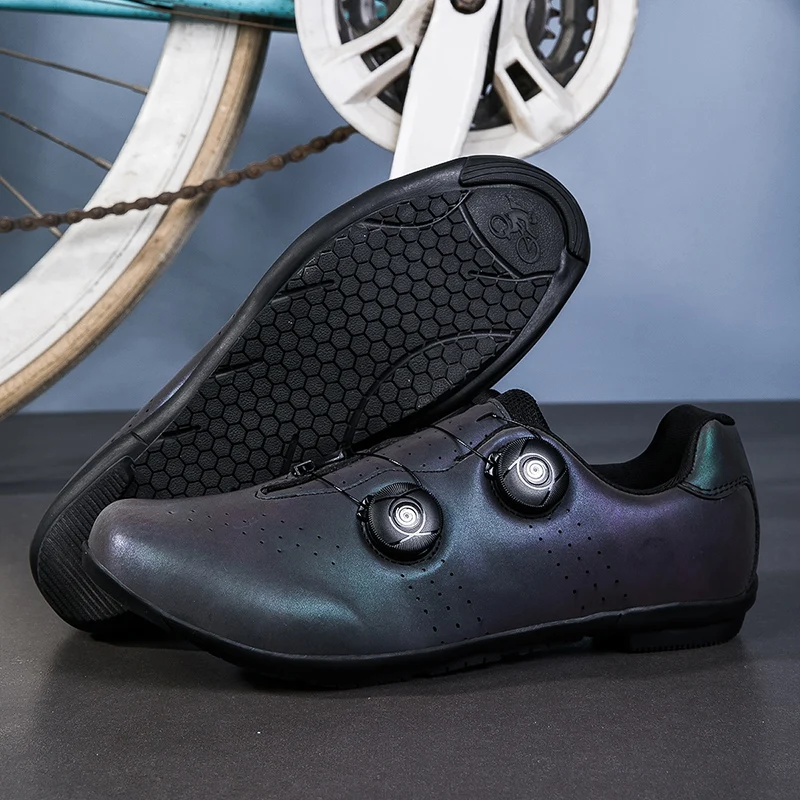 Mtb Cycling Shoes Man Cleats Shoes Flat Pedal Bicycle Shoe Speed Cycling Sneaker Men Mountain Bike Shoe Spd Racing Lock Footwear