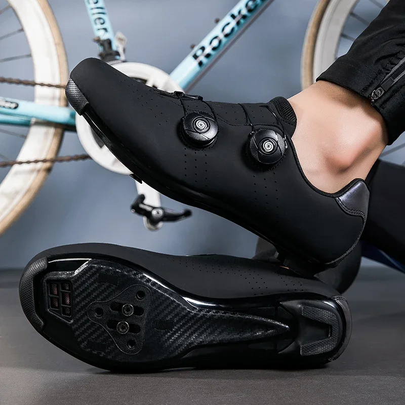 Mtb Cycling Shoes Man Cleats Shoes Flat Pedal Bicycle Shoe Speed Cycling Sneaker Men Mountain Bike Shoe Spd Racing Lock Footwear