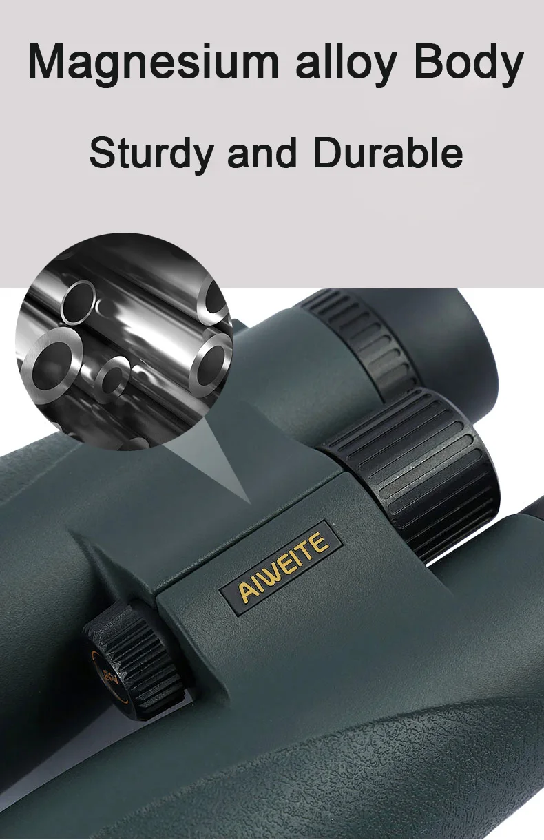 Professional ED Lens 10X50/12X50 Binoculars High Reflective SMC IPX7 Waterproof Bak4 Optics Telescope Low Dispersion For Hunting