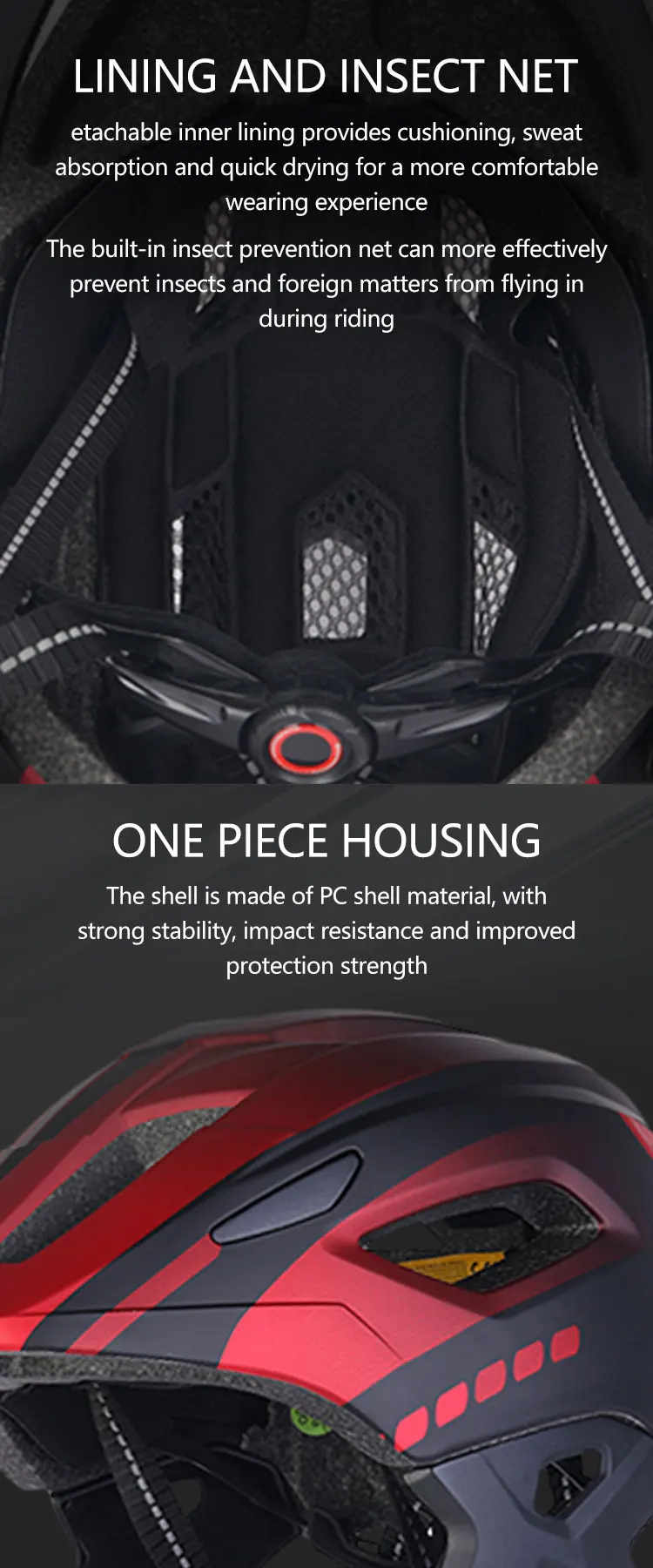 Eastinear2023 High Quality Children's Bicycle Helmet Full Face Detachable Outdoor Sports Skateboard Roller Skating Riding Helmet