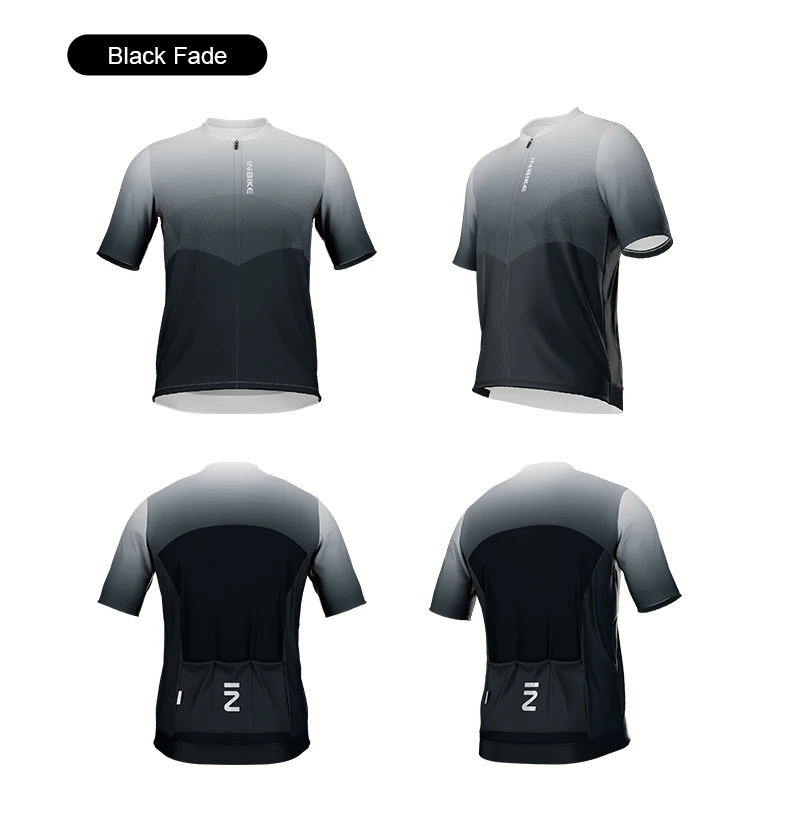 NBIKE Cycling Bike Jersey Mens Plus Size Short Sleeve Quick Dry with 3 Rear Pockets Moisture Wicking Full Zipper MTB Bike Shirt