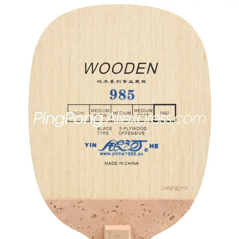 Original YINHE 985 Table Tennis Blade 5 Ply Wood Fast Attack Japanese Penhold Racket Loop Offensive Ping Pong Bat Paddle
