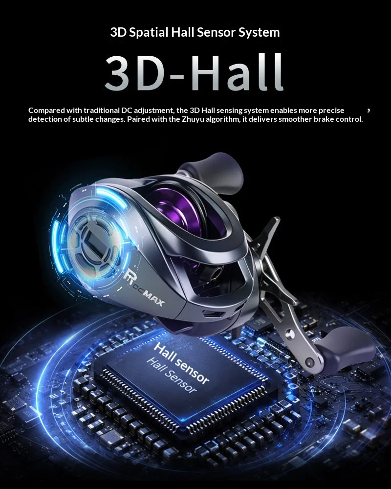 Takuma 26 New P1dc Max Baitcasting Reel Hologram Intelligent Control Electronic Brake Anti Backlash Long Casting Universal Lure