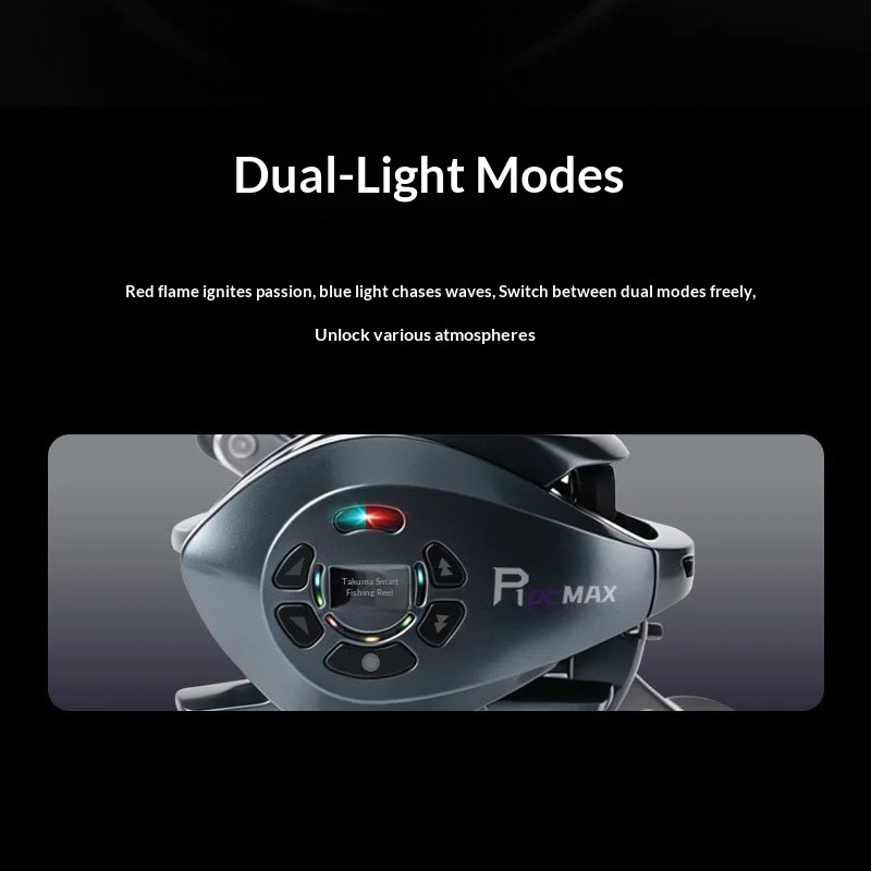 Takuma 26 New P1dc Max Baitcasting Reel Hologram Intelligent Control Electronic Brake Anti Backlash Long Casting Universal Lure