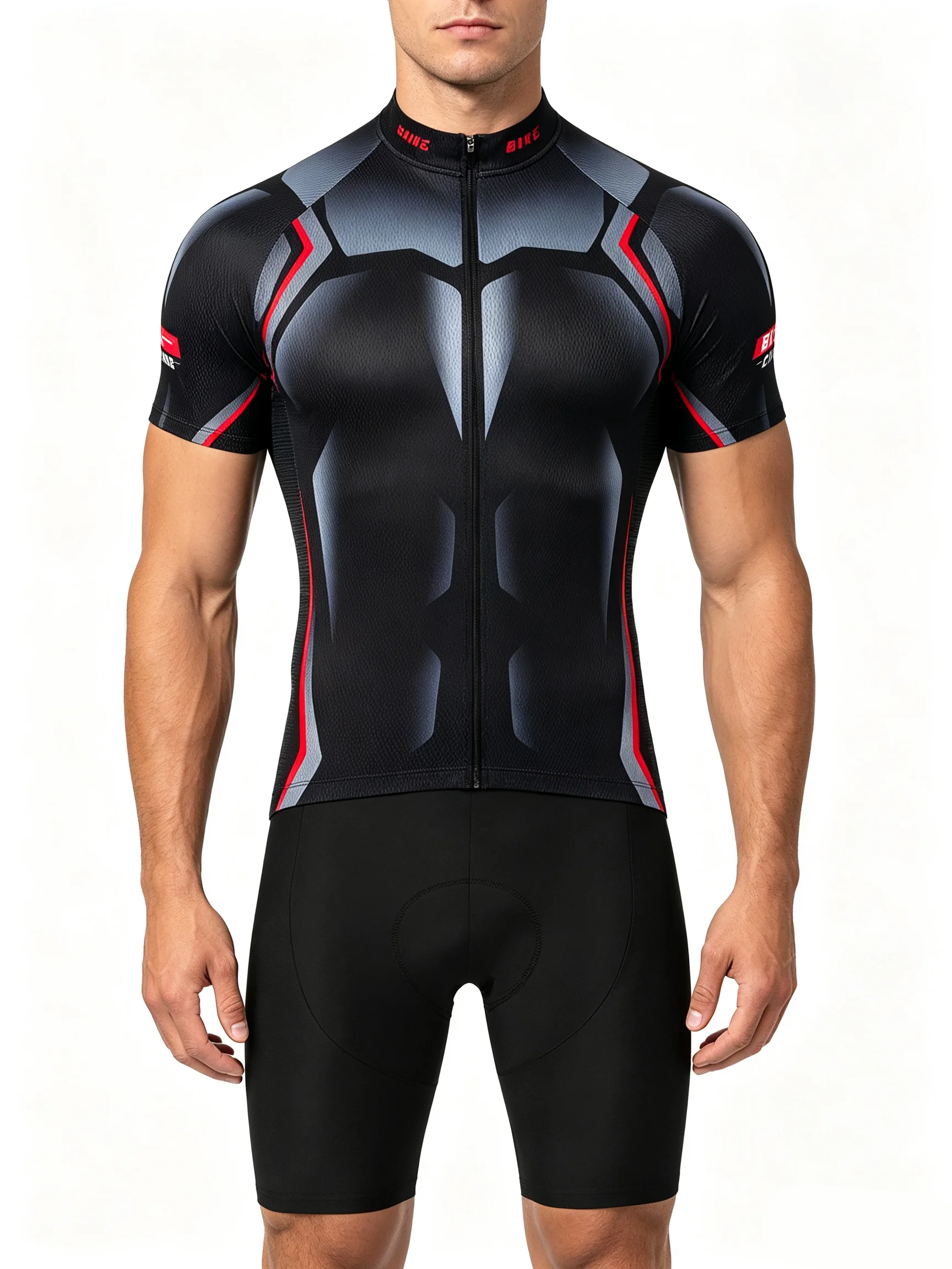 Summer Pro Team Black Cycling Clothing Cycling Jersey Set Men Road Bike Shirt Suit Bicycle Bib Shorts