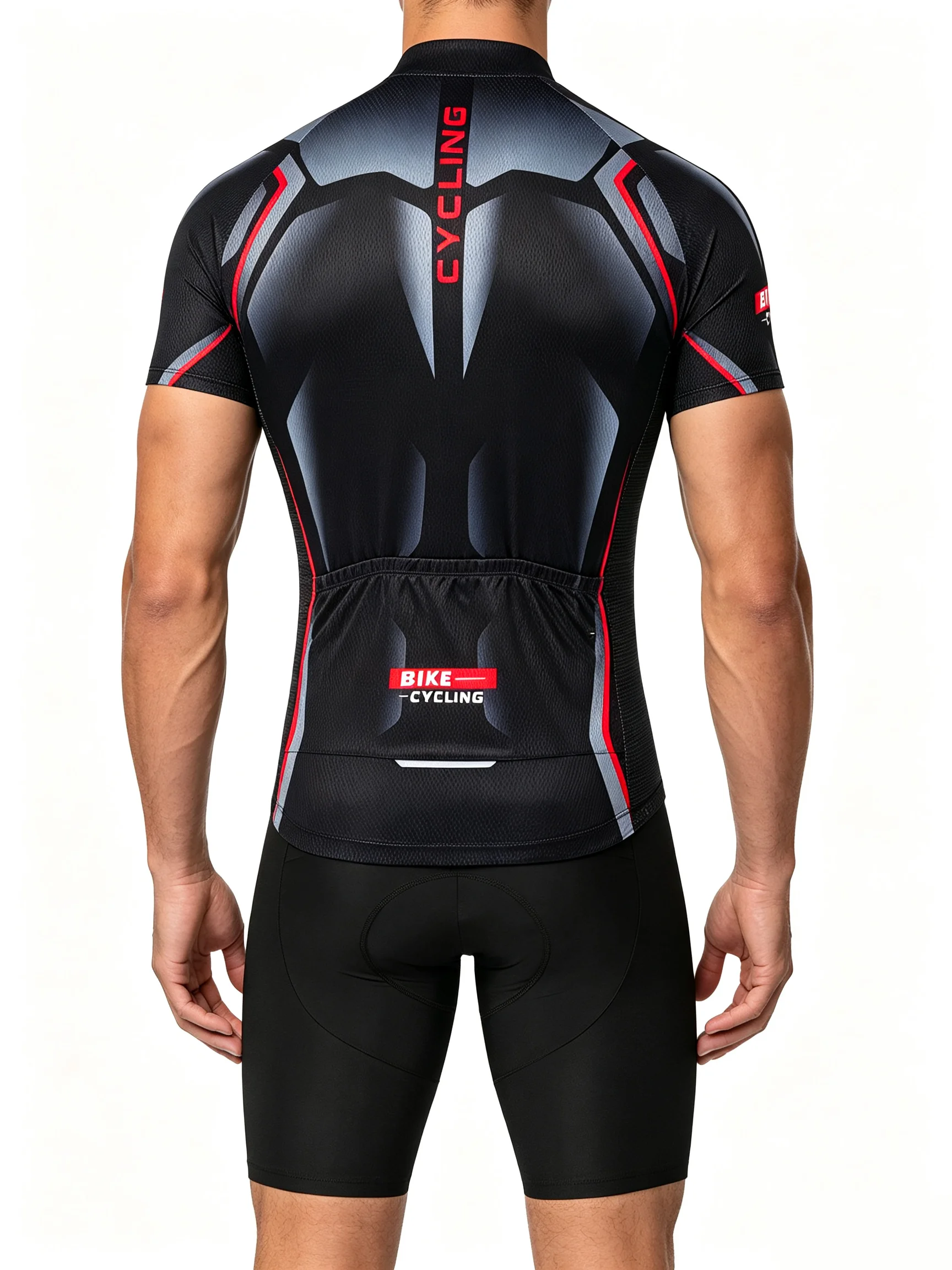 Summer Pro Team Black Cycling Clothing Cycling Jersey Set Men Road Bike Shirt Suit Bicycle Bib Shorts