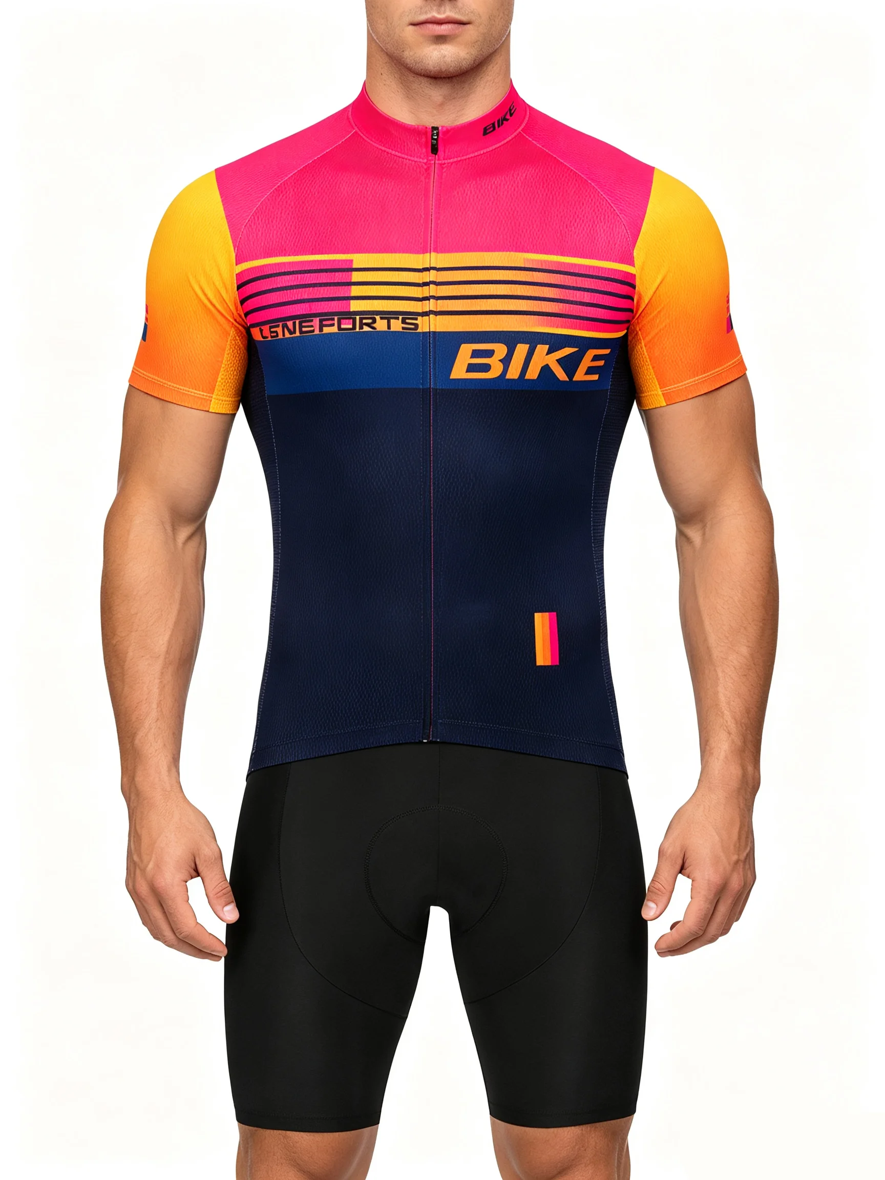 Summer Pro Team Black Cycling Clothing Cycling Jersey Set Men Road Bike Shirt Suit Bicycle Bib Shorts