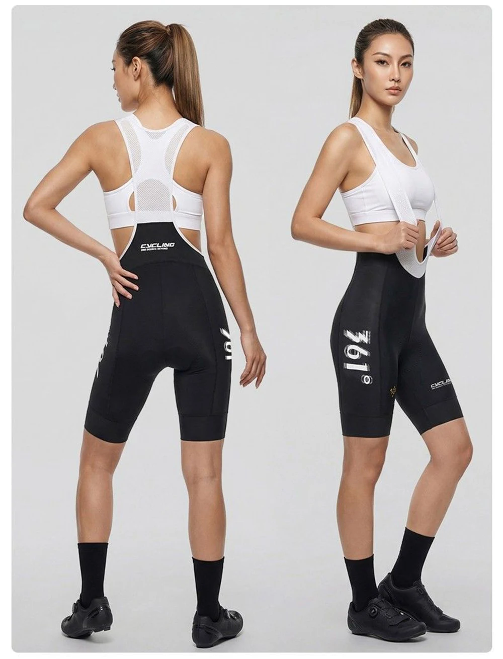 361 Degrees Cycling Bretelle Seamless Pro Men Cycling Bib Shorts Elastic Interface Cushion High Elasticity Breathable Bib Shorts