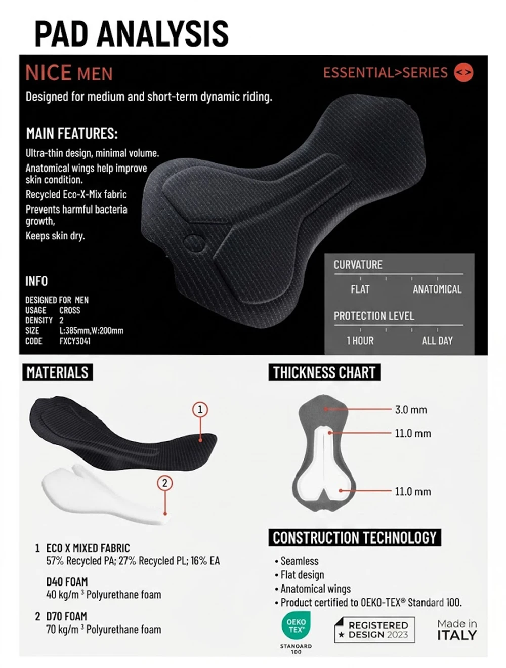 361 Degrees Cycling Bretelle Seamless Pro Men Cycling Bib Shorts Elastic Interface Cushion High Elasticity Breathable Bib Shorts