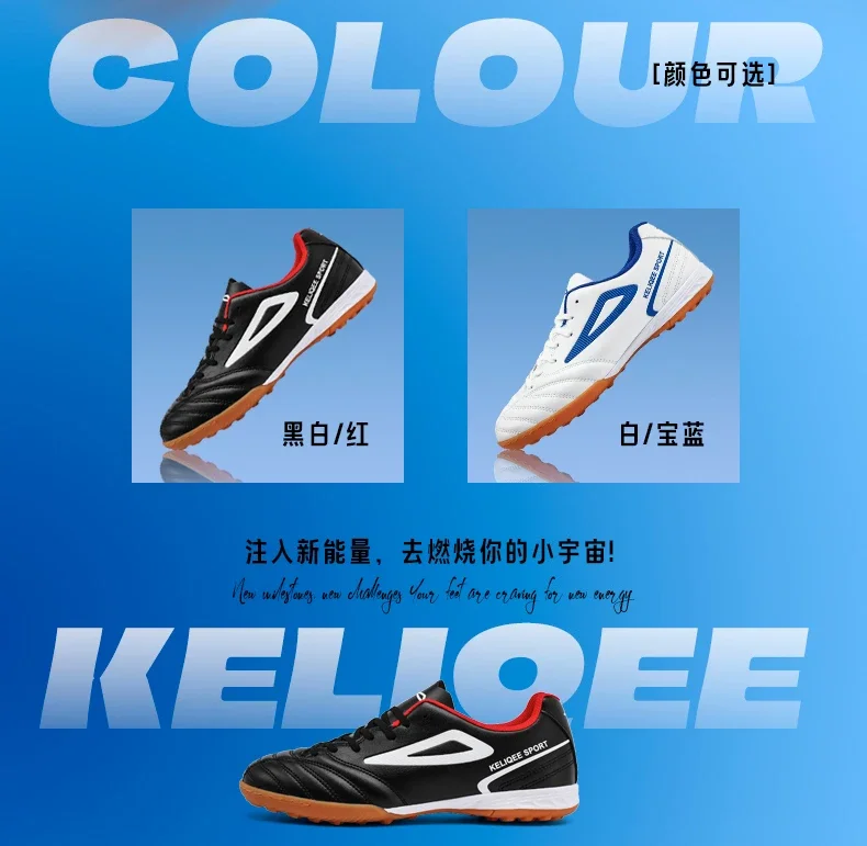 Men Football Boots Professional Original Resistant Comfortable Football Shoes Turf Studded Male Indoor Casual Match Soccer Shoes