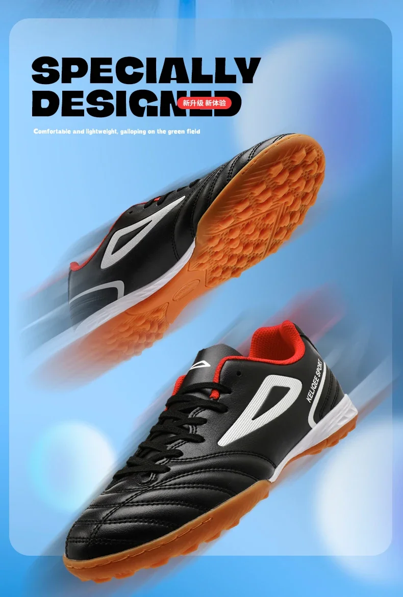 Men Football Boots Professional Original Resistant Comfortable Football Shoes Turf Studded Male Indoor Casual Match Soccer Shoes